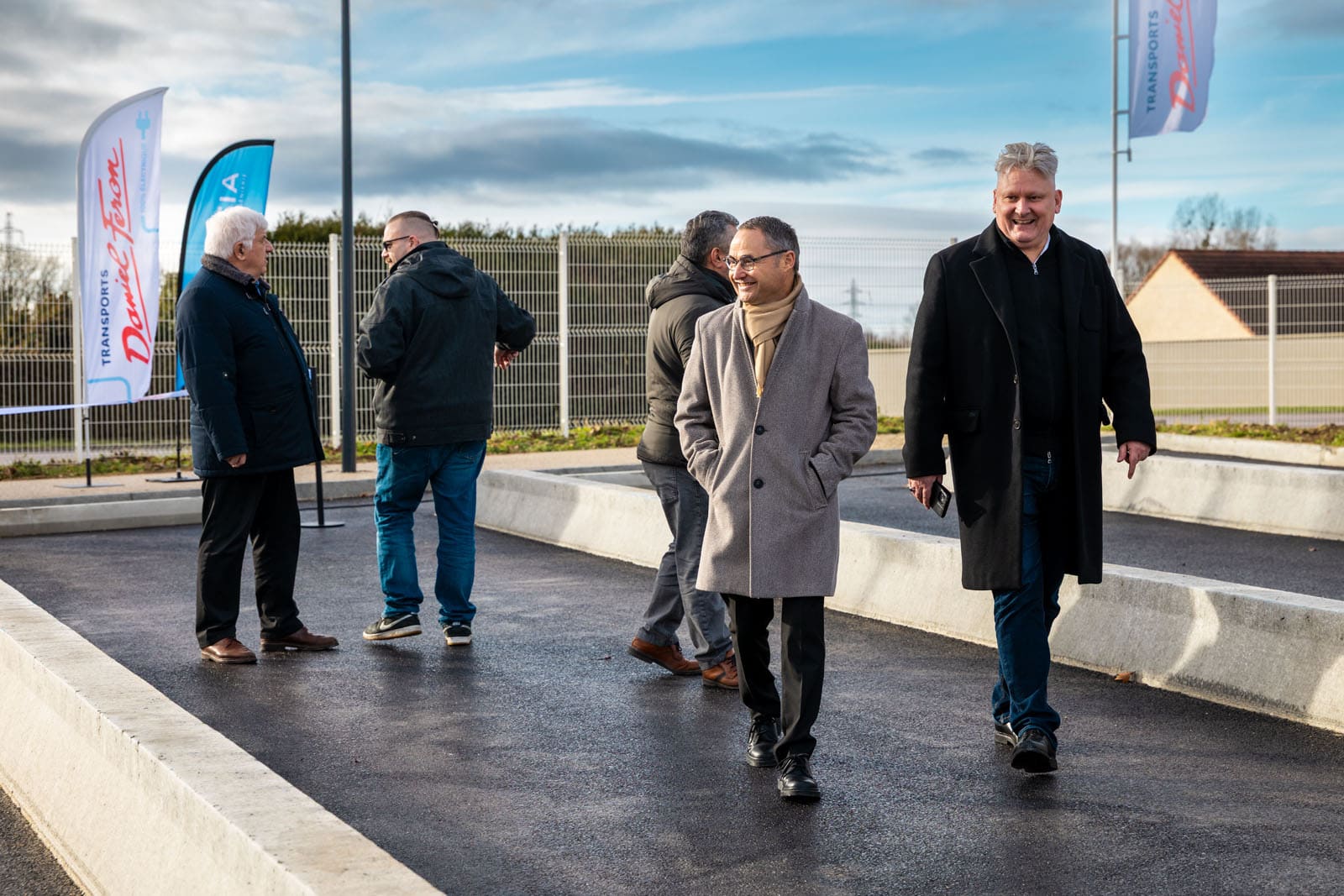Inauguration de la 1ère station de recharge pour camion électrique de l’aube
