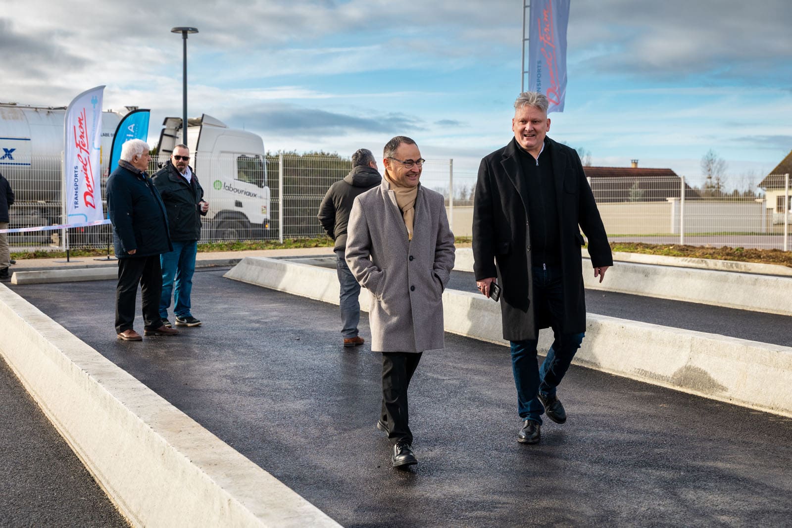 Inauguration de la 1ère station de recharge pour camion électrique de l’aube