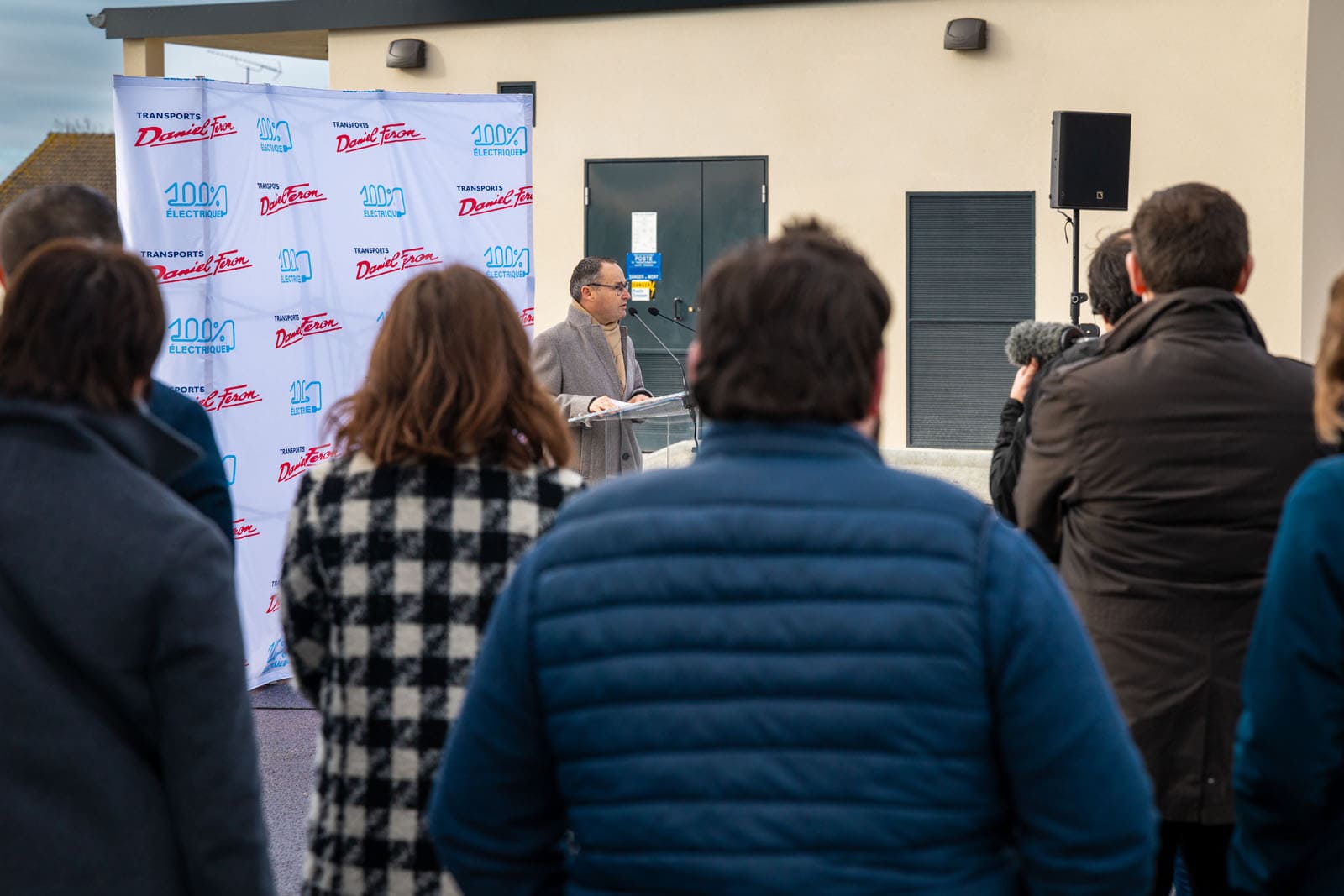 Inauguration de la 1ère station de recharge pour camion électrique de l’aube