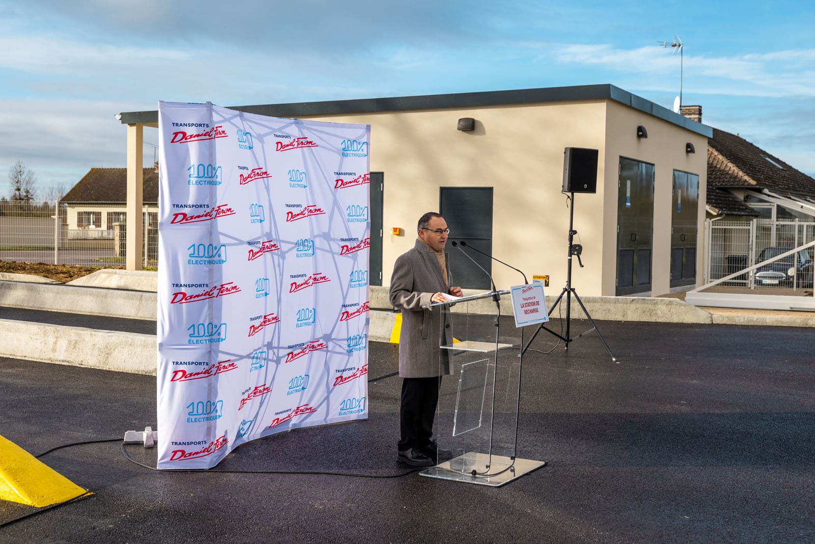 Inauguration de la 1ère station de recharge pour camion électrique de l’aube