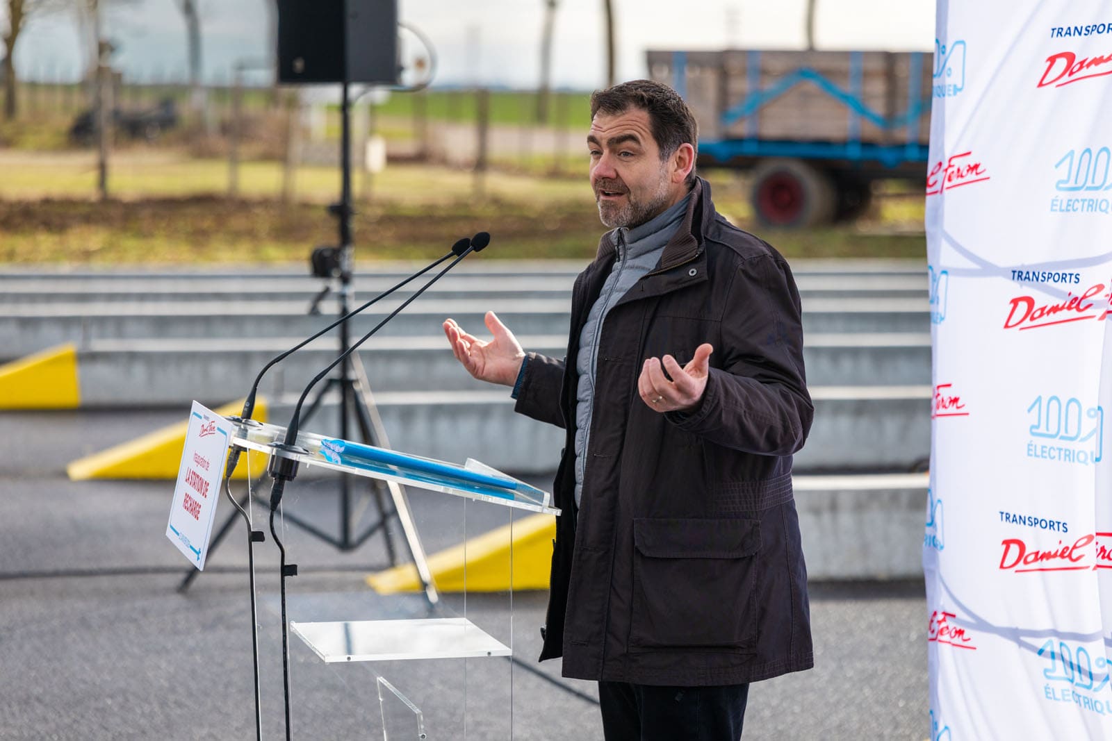 Inauguration de la 1ère station de recharge pour camion électrique de l’aube