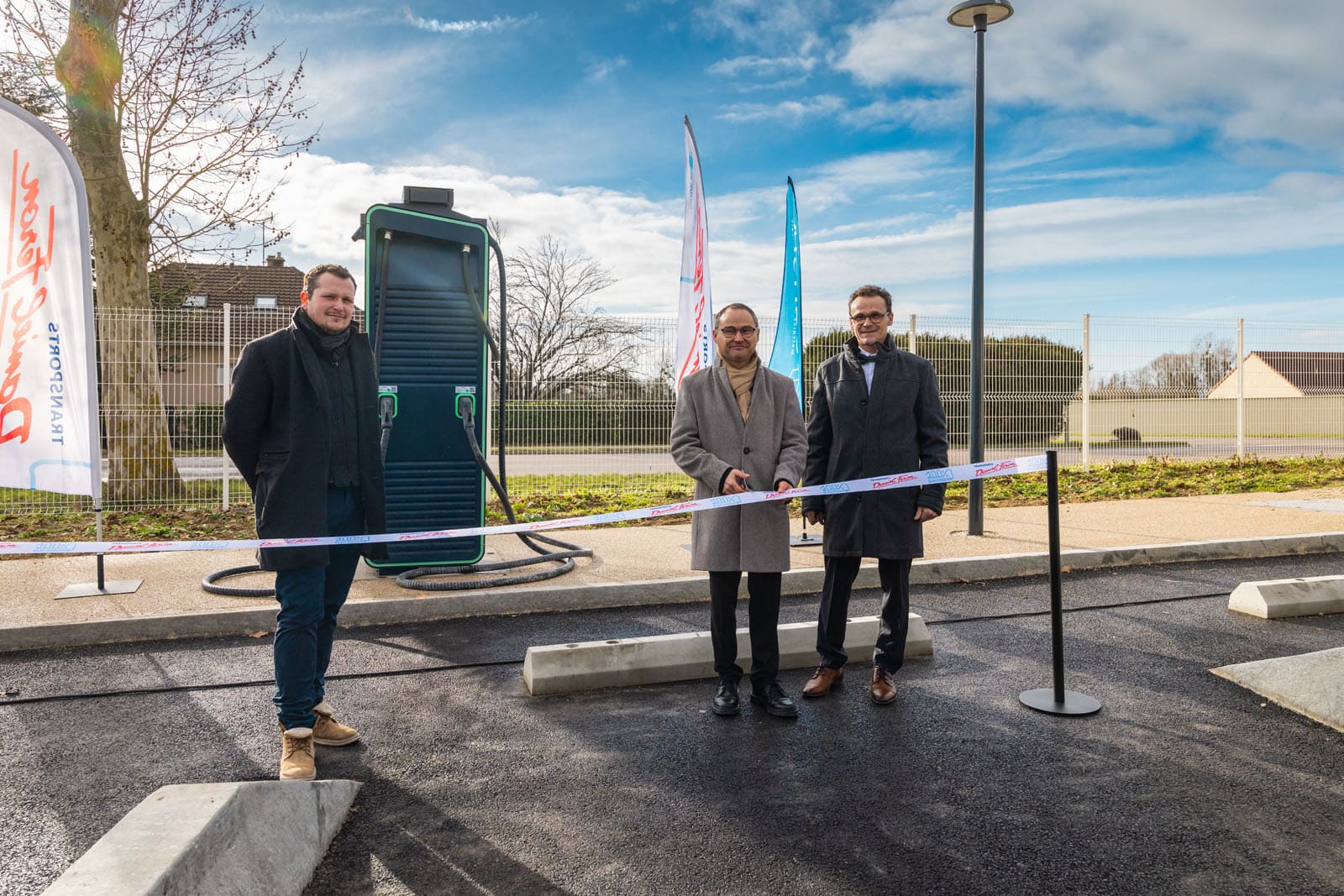 Inauguration de la 1ère station de recharge pour camion électrique de l’aube