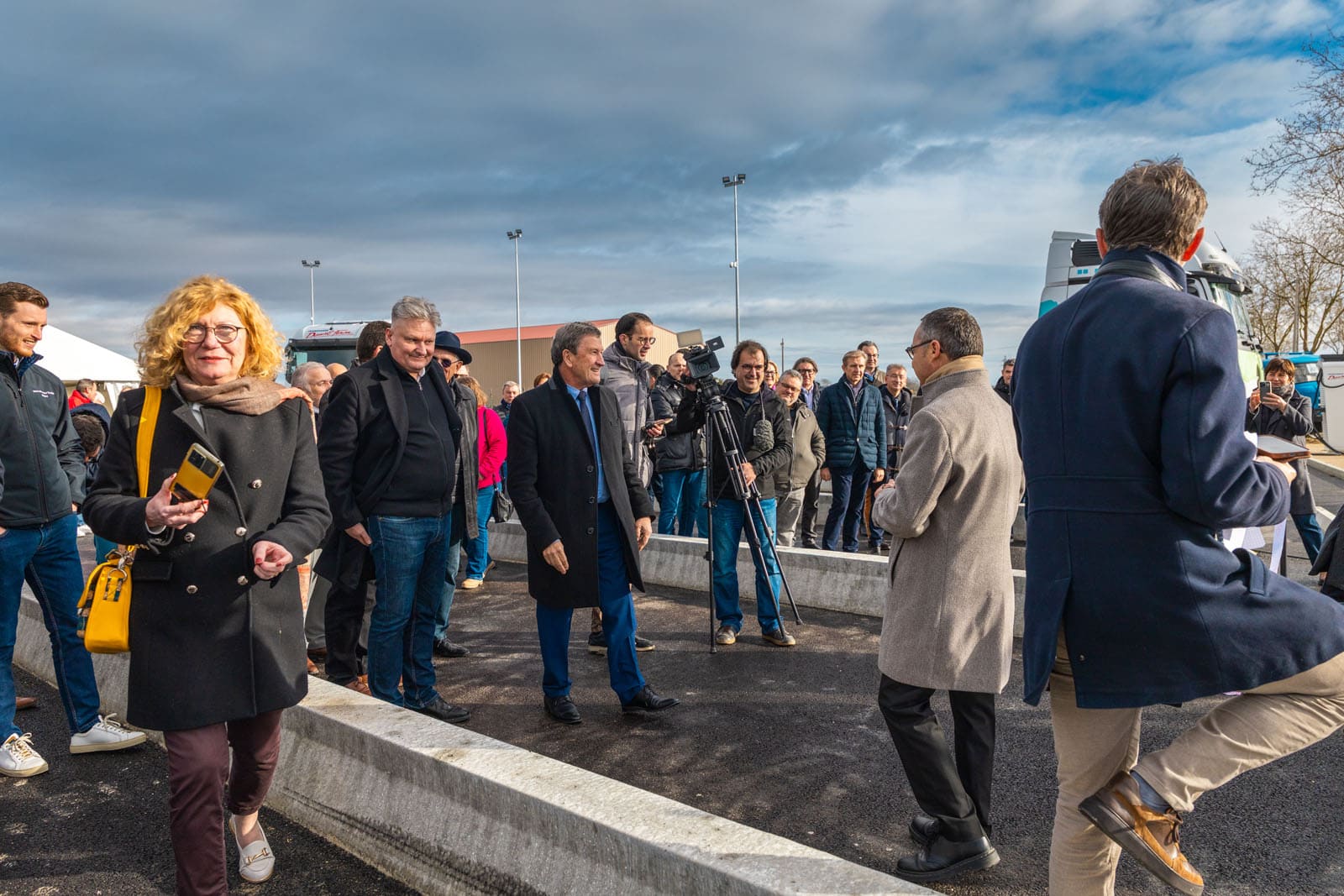 Inauguration de la 1ère station de recharge pour camion électrique de l’aube